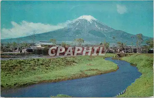 Moderne Karte Mt Fuji in Spring Wings of the New Japan
