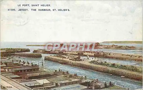Ansichtskarte AK le Port Saint Helier Jersey The Harbour St Helier's