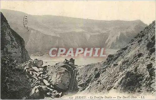 Cartes postales Jersey le Trou du Diable The devil's Hole