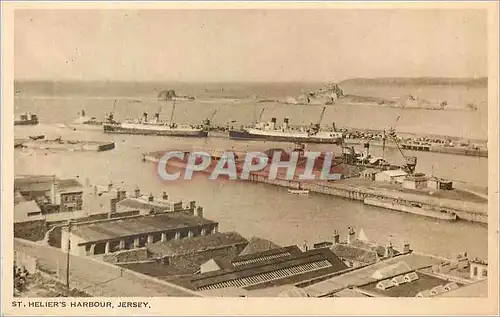 Cartes postales St Helier's Harbour Jersey Bateaux