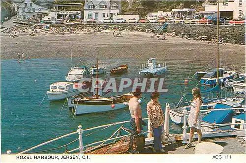 Cartes postales moderne Rozel Harbour Jersey CI a Picturesque Harbour which was built in 1829