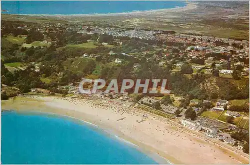 Moderne Karte St Brelade's and St Ouens Bay Aerial view