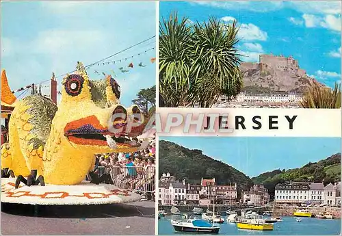 Cartes postales moderne Channel Islands Jersey Dragon