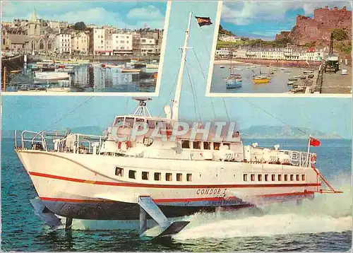 Cartes postales moderne Le Hydroglisseur Condor1 Jersey Bateau
