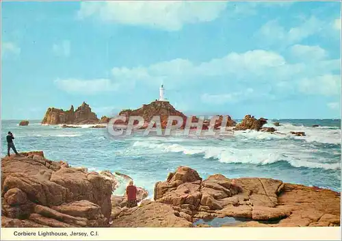 Moderne Karte Corbiere Lighthouse Jersey CI