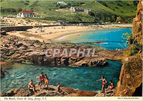 Cartes postales moderne The Beach Greve de Lecq Jersey CI