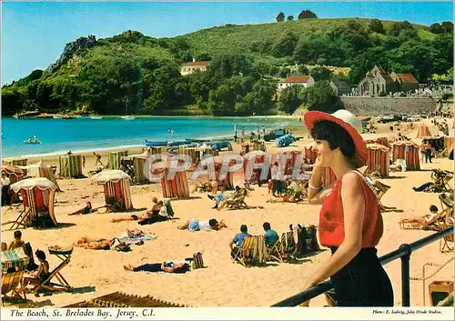 Cartes postales moderne The Beach St Brelades Bay Jersey CI