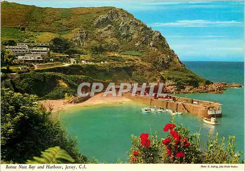 Cartes postales moderne Bonne Nuit Bay and Harbour Jersey CI
