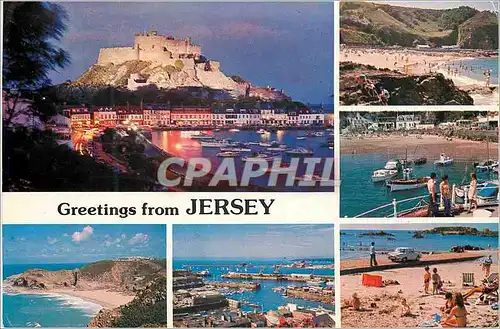 Cartes postales moderne Greetings from Jersey