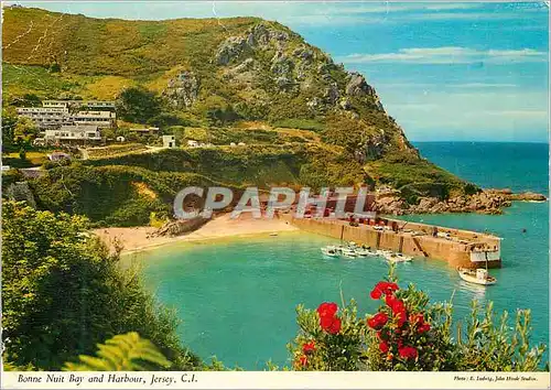 Cartes postales moderne Bonne Nuit Bay and Harbour Jersey CI