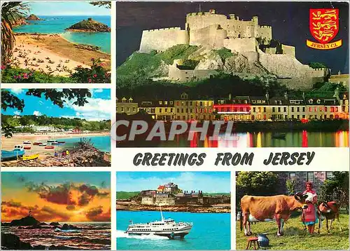 Cartes postales moderne Greetings from Jersey