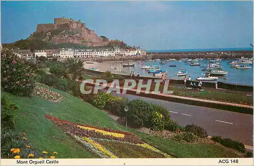 Cartes postales moderne Mont Orgueil Castle Jersey CI situe a Gorey