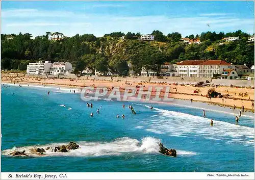 Moderne Karte St Brelade's Bay Jersey CI