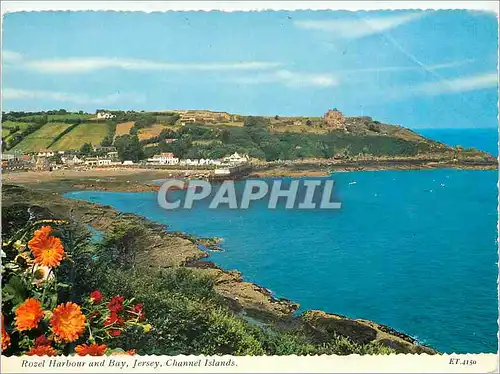 Cartes postales moderne Rozel Harbour and Bay Jersey Channel Islands