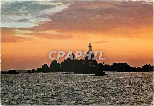 Moderne Karte La Corbiere Jersey Channel Islands