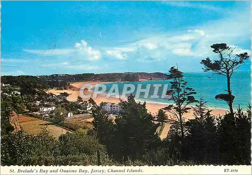 Cartes postales moderne St Brelade's Bay and Ouaisne Bay Jersey Channel Islands