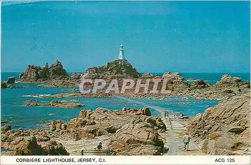 Moderne Karte Corbiere Lighthouse Jersey CI
