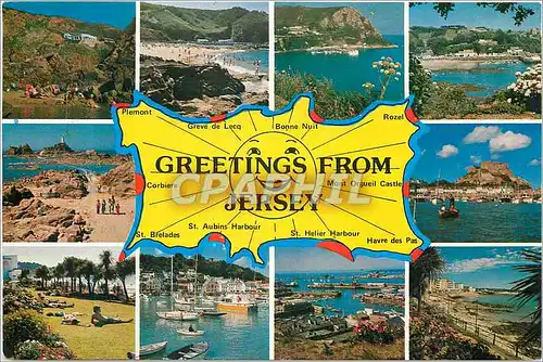 Cartes postales moderne Greetings From Jersey