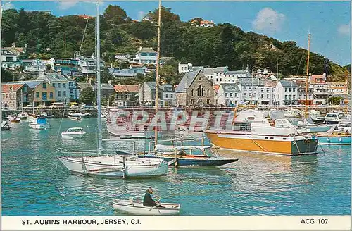 Cartes postales moderne St Aubins Harbour Jersey CI