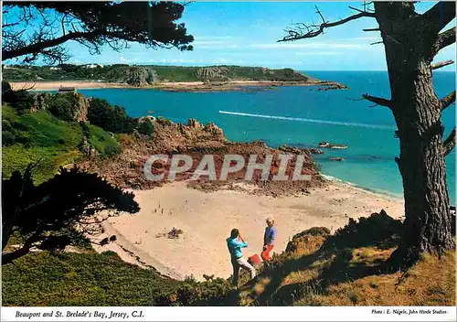 Cartes postales moderne Beauport and St Brelade's Bay Jersey CI