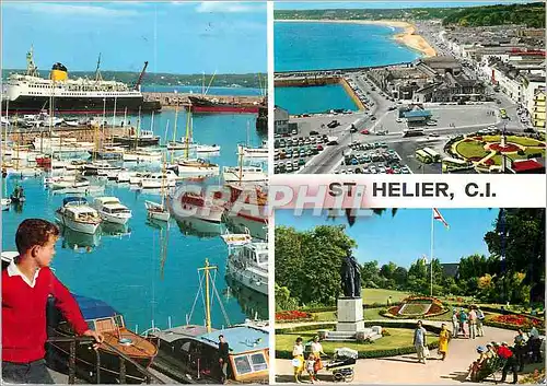 Cartes postales moderne St Helier Jersey CI Bateaux