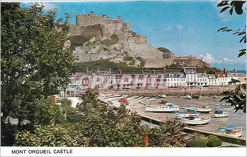 Moderne Karte Mont Orgueil Castle