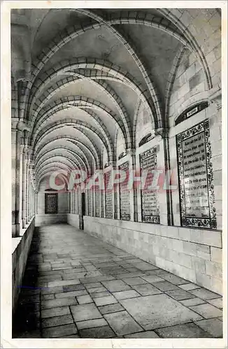 Moderne Karte Mount of Olives Cloister of the Pater Noster