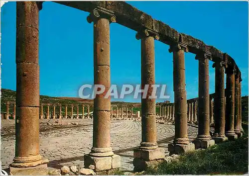 Moderne Karte The Forum of Jerash Jerash