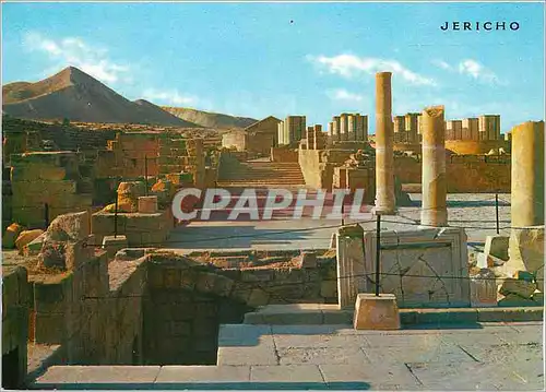 Moderne Karte Jericho Le Palais de Hisham pres de Jericho