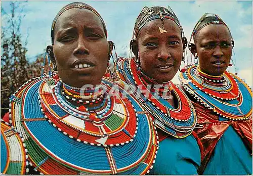 Moderne Karte Masai Woman Nairobi