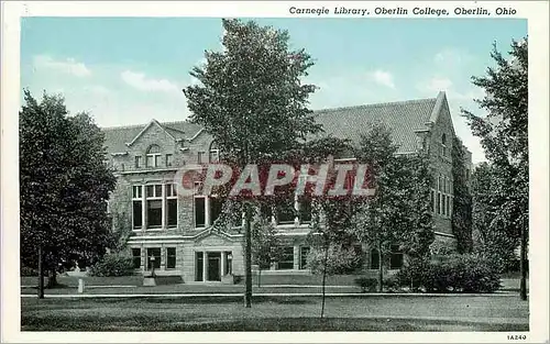 Ansichtskarte AK Carnegie Library Oberlin College Oberlin Ohio
