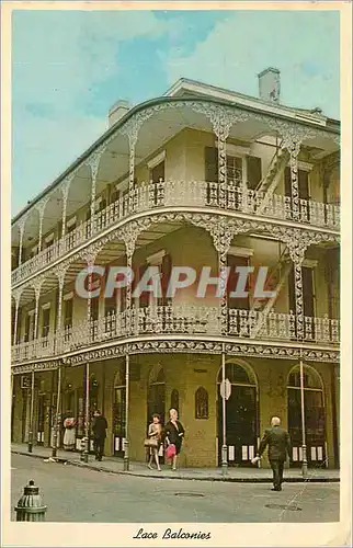 Cartes postales moderne Lace Balconies New Orleans Louisiana