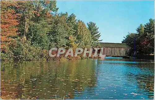 Cartes postales moderne Autumn view of the Millpond Old Sturbridge Village