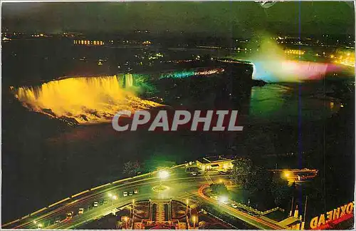Cartes postales moderne Niagara Falls Illuminated
