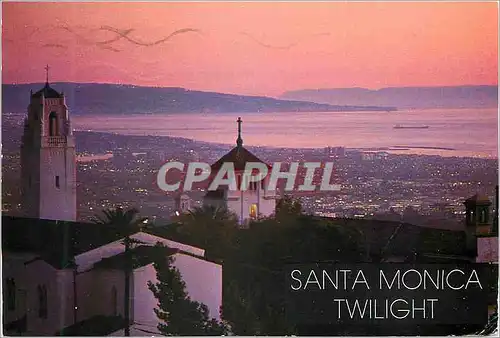 Cartes postales moderne Santa Monica Twilight By California