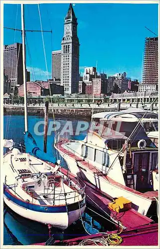 Cartes postales moderne Park of Boston's Waterfront from Commercial Wharf Looking toward Waterfront Park Boston Massachu