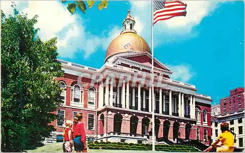 Moderne Karte The State House Boston Massachusetts