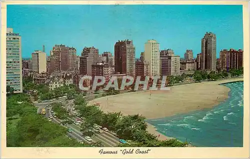 Cartes postales moderne CK256 Areal View of Chicago's Famous Gold coast
