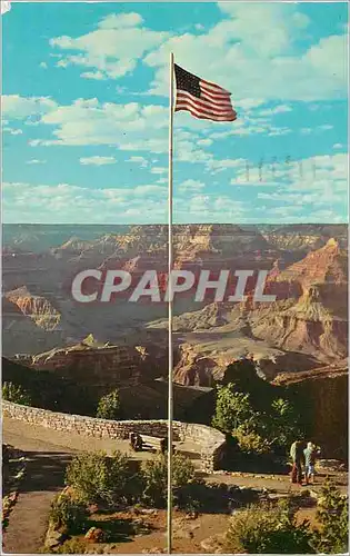 Moderne Karte Grand Canyon National Park Arizona In Front of Verkamp's