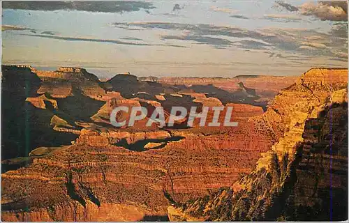 Moderne Karte Grand Canyon Sunset at Yavapai Point Arizona