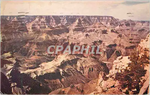 Moderne Karte Panorama From South Rim of Grand Canyon