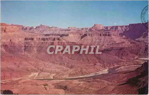 Moderne Karte Grand Canyon Arizona East end Colorado River