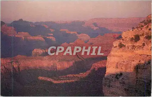 Moderne Karte Grand Canyon Arizona La palette du peintre