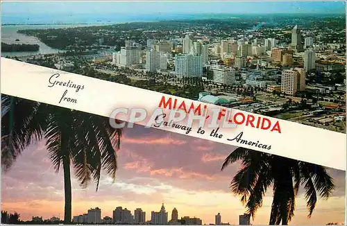 Cartes postales moderne Miami Florida is the Mecca Where many and Varied Entertainments are Unequalled by any Major City