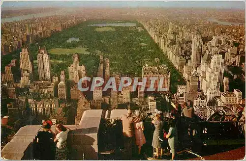 Cartes postales moderne Central Park and Uptown Manhattan