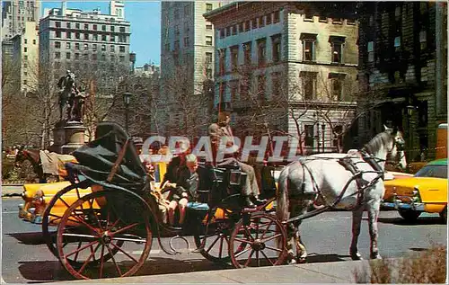 Cartes postales moderne Carriages on 59th Street New York City