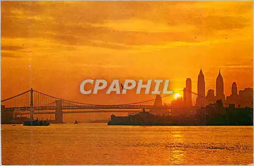 Cartes postales moderne Sunset Over New York City