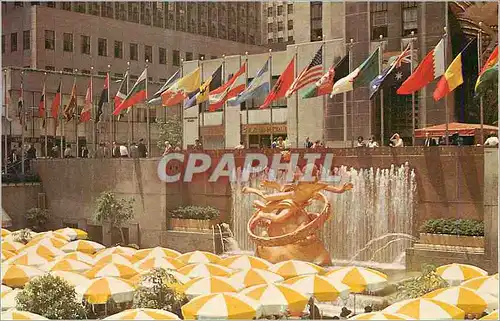 Cartes postales moderne Rockefeller Center Outdoor Restaurant Situated in the Lower Plaza