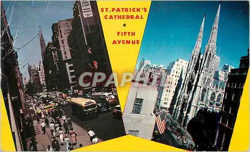 Moderne Karte St Patrick's Cathedral Fifth Avenue