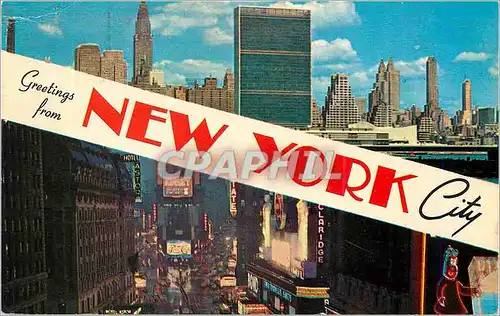 Cartes postales moderne Greetings from New York City